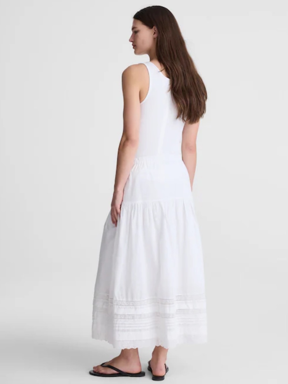 Madewell White Maxi Skirt - Picture 4 of 7